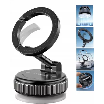 Support de téléphone à ventouse MagSafe ULANZI MA40 avec rotation 360° pour tableau de bord, pare-brise et bureau