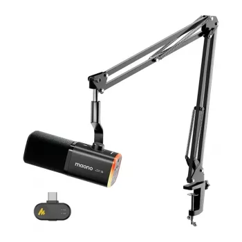 Microphone dynamique MAONO PD100WS, noir
