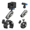 Pince à bras magique TELESIN pour DJI Osmo Action 5 Pro/4/3, Osmo 360, GoPro, Insta360 – S3-HBM-14-TDJ