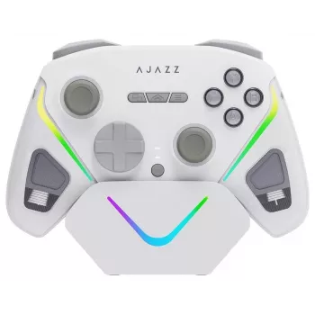 Manette sans fil AJAZZ GP100S avec station de charge, blanc
