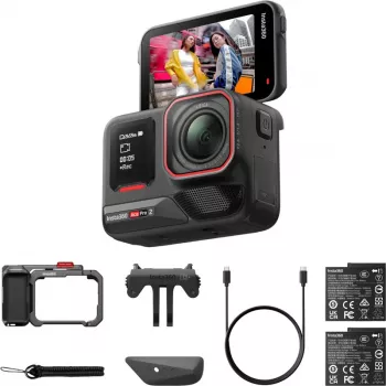 Caméra d'action Insta360 Ace Pro 2 double batterie - Vidéo 8K, objectif Leica, stabilisation FlowState