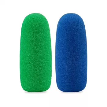 Protections anti-vent en mousse Rode WS-Chroma pour VideoMic NTG, bleu et vert, lot de 2 (WSCHROMA)