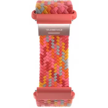 Polar watch strap 20 mm S/L, red braided (910111831)