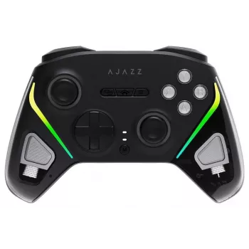 Manette RGB sans fil AJAZZ GP100-B pour Switch/PC/iOS/Android - noire