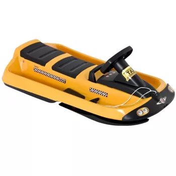 Hamax Sno Taxi Snow Racer, jaune, Polyéthylène