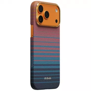 Coque PITAKA Edge California Dream 05 pour iPhone 17 Pro Max - Sunset (fibre d'aramide, MagSafe)