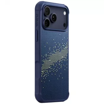 Coque MagSafe PITAKA StarPeak Aramid ProGuard pour iPhone 17 Pro - galaxie Voie lactée
