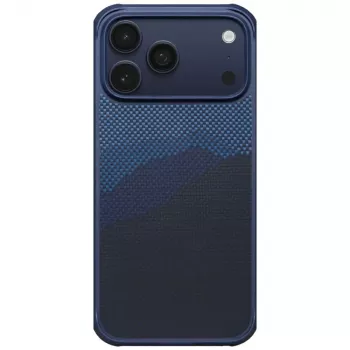 Coque MagSafe PITAKA StarPeak Aramid ProGuard pour iPhone 17 Pro Max - Carbon Fiber noir