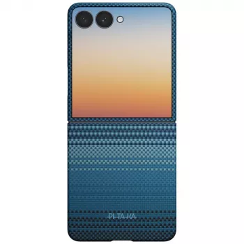 PITAKA Edge Case for Samsung Galaxy Z Flip8 Moonrise - Aramid Fiber MagSafe Case