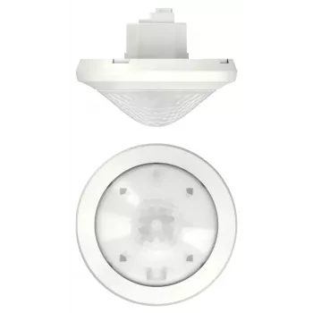 Détecteur de présence THEBEN theRonda P360 KNX UP WH, encastré au plafond, 2 canaux lumière et 2 canaux CVC, blanc