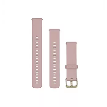 Bracelet de montre en silicone Garmin Quick Release 18 mm, Powder Pink, 010-13256-03