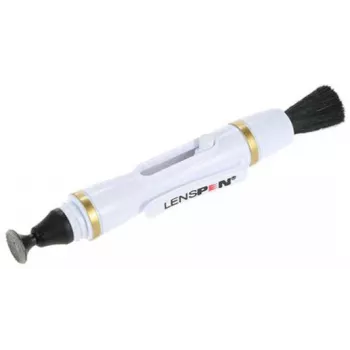 Lenspen NLP-1 NEW Stylo nettoyant pour objectifs d'appareil photo, jumelles, télescopes, lunettes | à base de carbone, pinceau rétractable, clip de poche