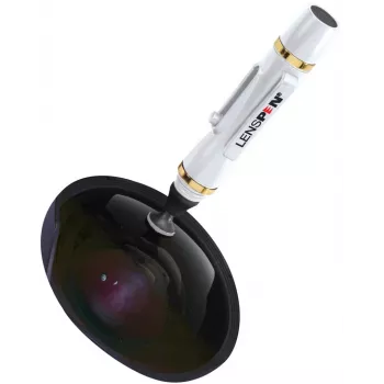 Lenspen NLP-1 NEW Stylo nettoyant pour objectifs d'appareil photo, jumelles, télescopes, lunettes | à base de carbone, pinceau rétractable, clip de poche