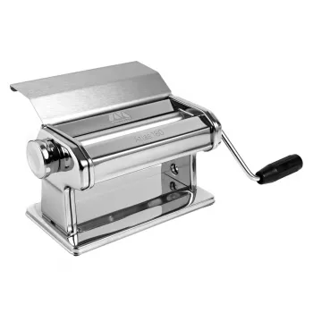 Machine à pâtes manuelle Marcato Atlas 180 Slide, acier chromé, 10 réglages d'épaisseur, accessoires fettuccine et tagliolini