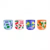 Bialetti Fruit Vibes Service de tasses à café en céramique 300 ml multicolore (4 tasses)