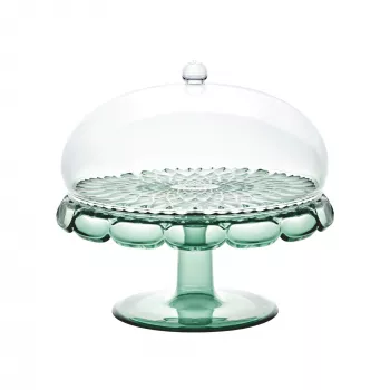 Guzzini Vanity Présentoir à gâteau avec cloche vert matcha