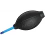 Soufflette Lenspen HB-1 pour le nettoyage optique, poire en silicone, embout anti-rayures, noire avec embout rouge