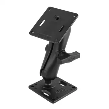 Adaptateur de plaque double VESA 75x75 mm RAM MOUNTS RAM-102U-2461 pour bases à rotule de 1,5 inch