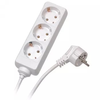 Vivanco rallonge 3 prises 1.4 m, blanc (VVELSTR3SCHWP)