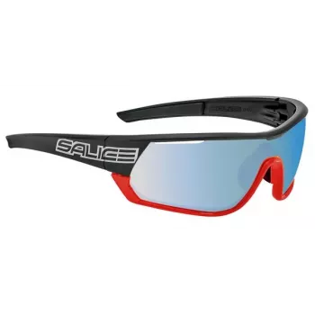 Lunettes de soleil de cyclisme photochromiques Salice 016RWX RWX noir/rouge avec verre de rechange transparent