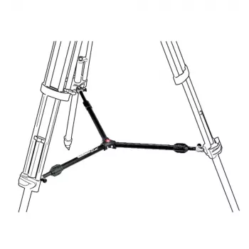 Manfrotto 537SPRB entretoise centrale pour pieds de trépied, aluminium, noir