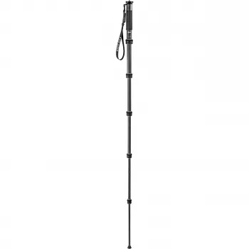 Monopode en fibre de carbone Gitzo GM2562T Traveler Series 2, 6 sections, hauteur max. 142 cm, charge 12 kg, noir