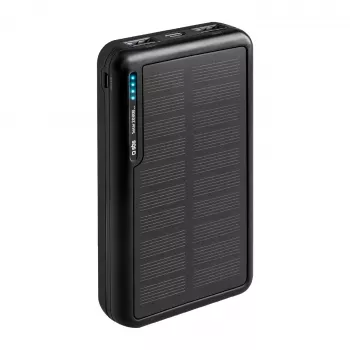 SBS Solar Power Bank 20000 mAh Fast Charge noir