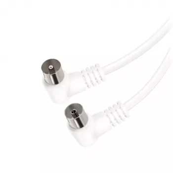 Vivanco câble de connexion d'antenne SAT 1,5 m blanc