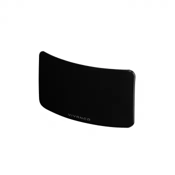 Vivanco VVTVANTMCIRCLE antenne intérieure DVB-T/T2 avec gain 28 dB, filtre LTE/4G/5G, compatible DAB/DAB+, noir