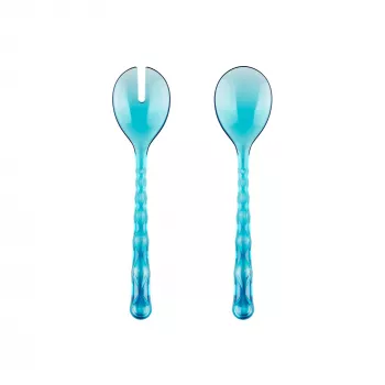 Guzzini Vanity couverts à salade bleu mer