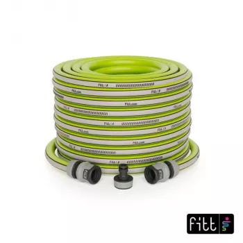 Tuyau d'arrosage NO NAME Kiuma Lime 1/2 inch 20 m - PVC 5 couches, NTS anti-torsion, pression d'éclatement 20 bar, résistant aux UV et aux algues, sans phtalates