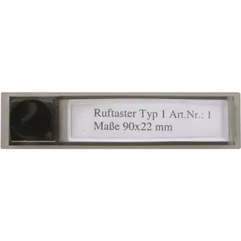 BTicino Terraneo module bouton d'appel 1, 90x22 mm