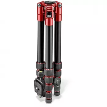 Manfrotto Element Traveller trépied aluminium 5 sections avec rotule, rouge
