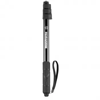 Manfrotto MPOLEVR perche d'extension en aluminium pour caméras 360° et action, 4 sections, 66-200 cm, noire