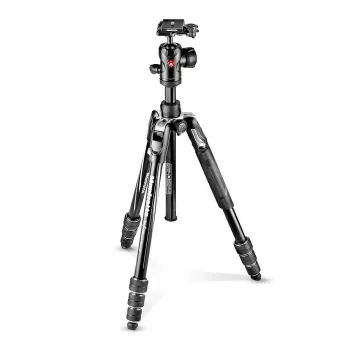Manfrotto Befree Advanced Trépied de voyage avec rotule, noir (MKBFRTA4BK-BH)