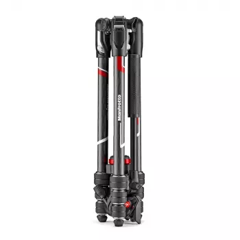 Manfrotto MVKBFRTC-LIVE kit trépied vidéo en fibre de carbone avec tête fluide Befree Live