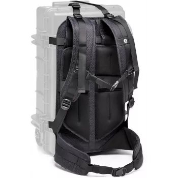 Système de harnais Manfrotto MB PL-RL-TH-HR Pro Light Reloader Tough pour sac à roulettes H-55, noir