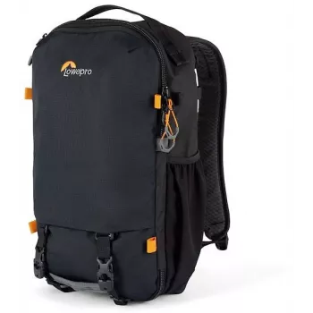Sac à dos photo Lowepro Trekker LT BP 150 AW, noir, 20L, tissu recyclé, accès par l'arrière, housse AW, compartiments ordinateur et tablette, fixation trépied