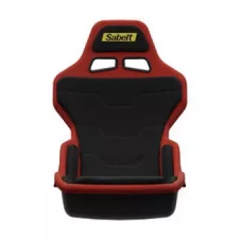 Siège de simulation de course SRP-1 Sabelt, coque en fibre de verre, design Formule, rembourré - Racing Black