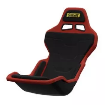 Siège de simulation de course SRP-1 Sabelt, coque en fibre de verre, design Formule, rembourré - Racing Black