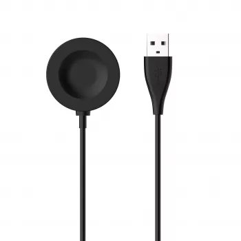 Câble de charge magnétique USB-A FIXED pour Huawei Watch GT 2 Pro/3/3 Pro/4/4 Pro/5/5 Pro/6/6 Pro, noir, 1 m
