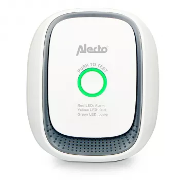 Détecteur de gaz méthane Alecto GA11, blanc