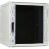 Armoire serveur murale réversible DSIT 12U avec porte vitrée, blanche, 600x600x635 mm