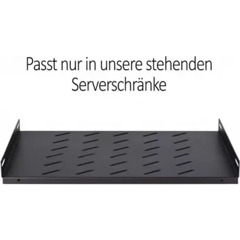 DSIT DS-FH60 1U Fixed Cantilever Shelf for 600mm Deep Server Racks, Black