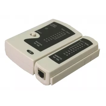 Testeur de câble réseau DSIT pour RJ11 RJ12 RJ45 ISDN Cat5 Cat5e Cat6 Cat6a UTP STP avec affichage LED