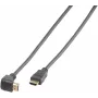 Vivanco câble HDMI haut débit avec Ethernet, coudé à 90 degrés, 1,5 m, noir (VVVHDMI30M1M90K)