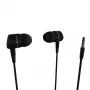 Vivanco VVEARSOLIDSOUNDK écouteurs intra-auriculaires avec microphone, jack 3,5 mm, son équilibré avec basses puissantes, noir