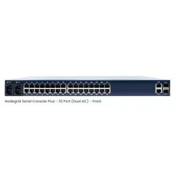 Serveur console série ZPE Systems Nodegrid Serial Plus - Core, rack, CPU 2 cœurs, 4 Go DDR4, 16 Go SSD, 2 x SFP, 2 x GbE, double alimentation AC