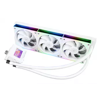 Kit de refroidissement liquide CPU AIO Thermalright Frozen Warframe SE V2 RGB 360 mm blanc