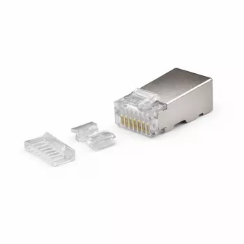 Connecteur réseau DSIT SFTP RJ45 CAT6a pour câbles souples - lot de 10